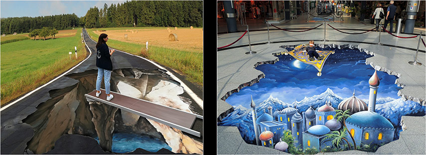 3D-Streetart Künstler buchen