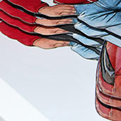 3D Collage in verschiedenen Ebenen