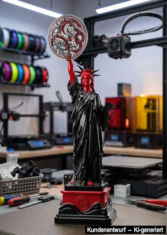 3d gedruckte Figur