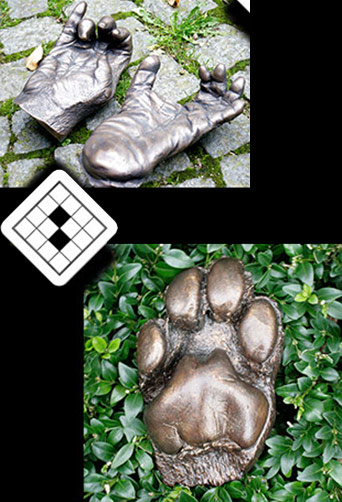 Bildhauerei für Abformungen