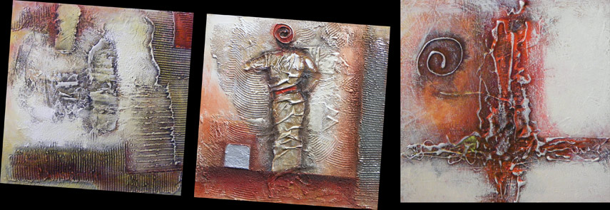 Abstrakte Leinwandbilder