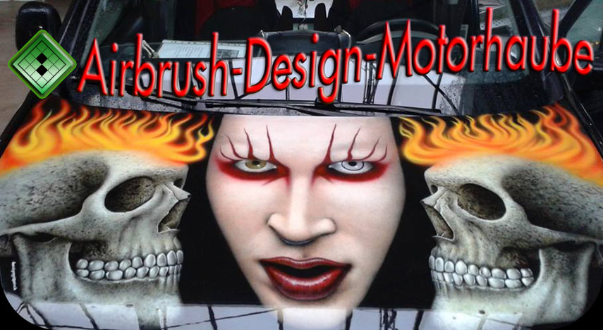 Airbrush auf Auto