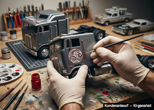 Automodelle bemalen lassen