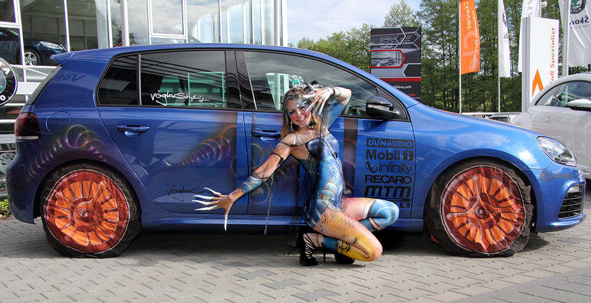 Bodypainterin mieten