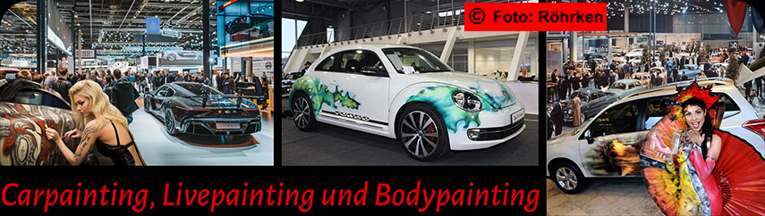 Bodypainting für Event und Messe