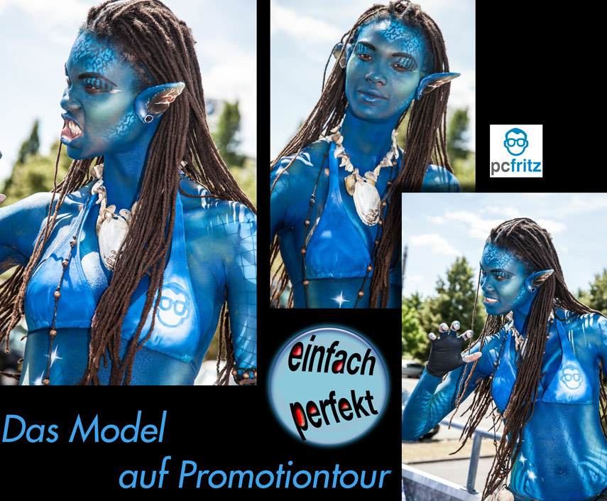 Bodypainting für Messe und Event