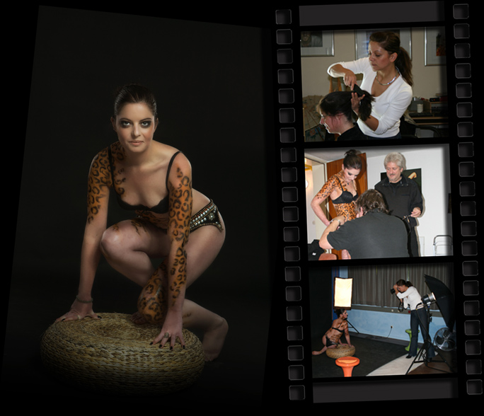 Bodypainting mit Fotoshooting