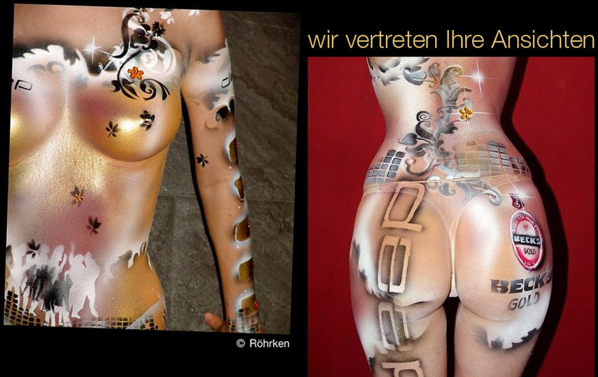 bodypainting model buchen