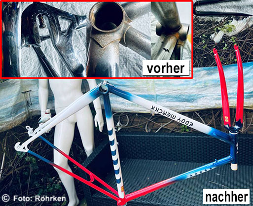 Carbon Fahrrad individuell lackieren lassen
