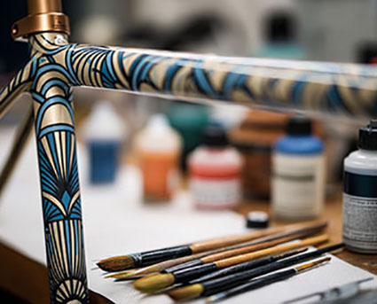 Carbon Rahmen neu lackieren lassen