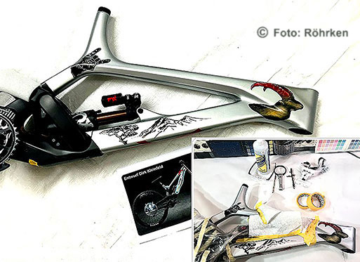 Carbonrahmen neu gestalten lassen