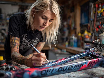 Custom Bike Lackierung