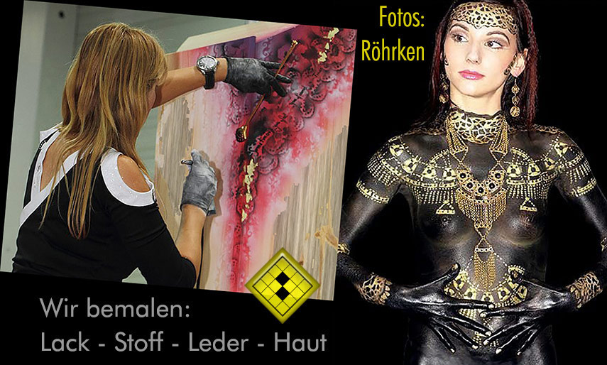 Design auf Lederjacken