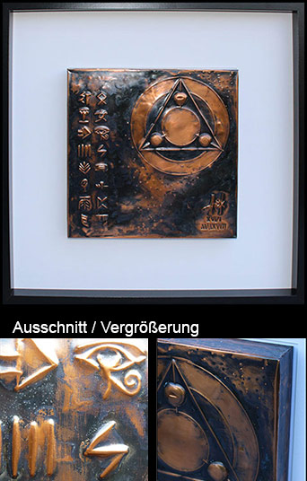 Echtmetall Wandbild