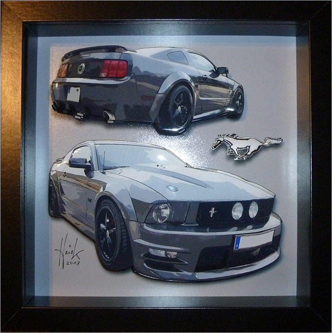 eigenes Auto als Kunstwerk