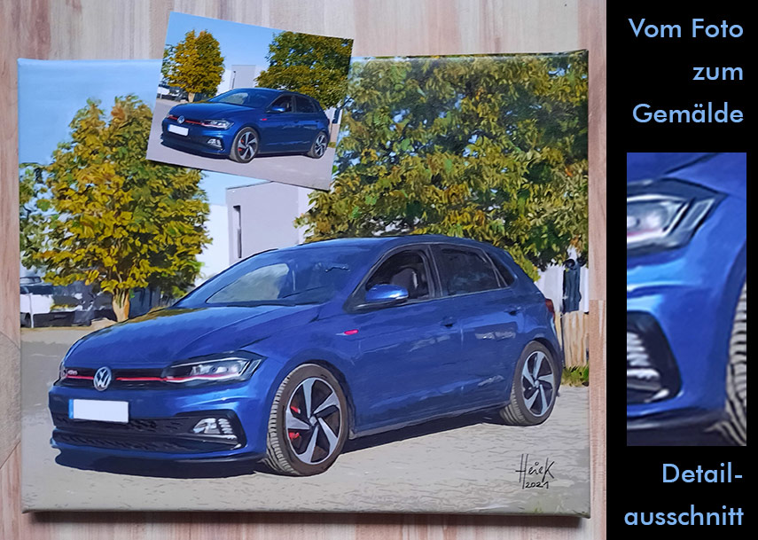 eigenes Auto malen lassen