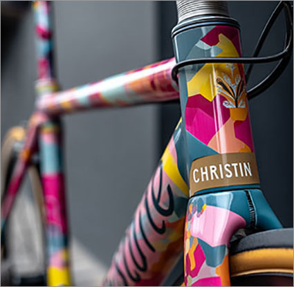 Einzigartige-Fahrradlackierung