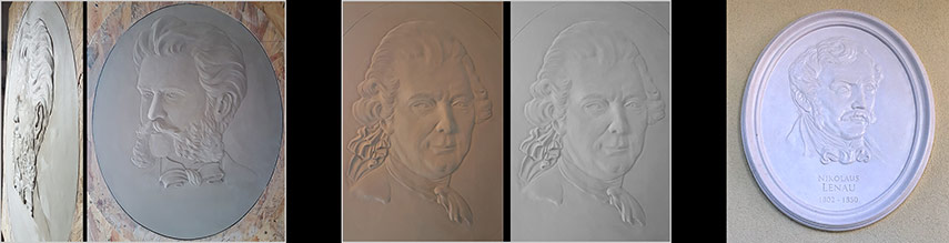 Exklusive Wandreliefs