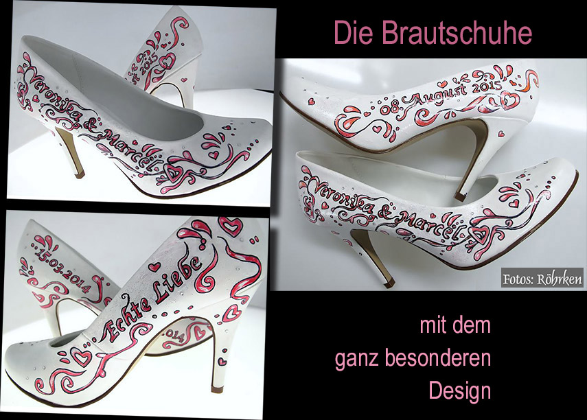 extravagante Brautschuhe