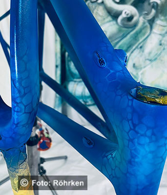 Fahrradrahmen bemalen lassen