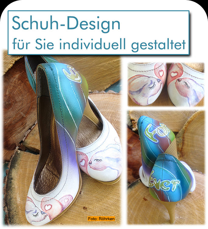Farbige Brautschuhe