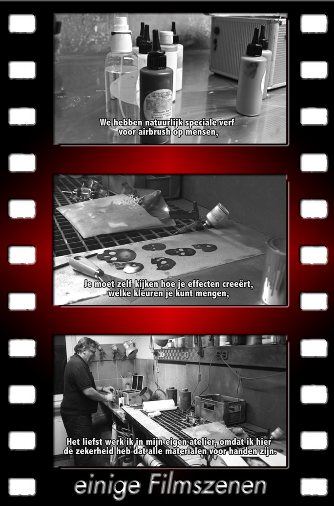 Filmproduktion Bodypainting