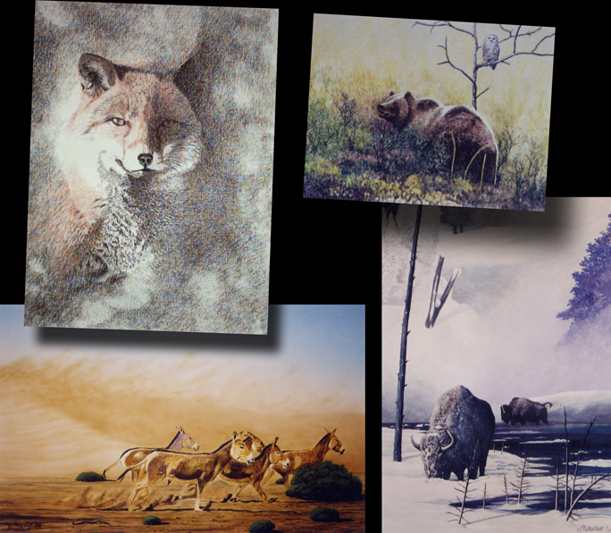 Tiere als Airbrushkunstwerke