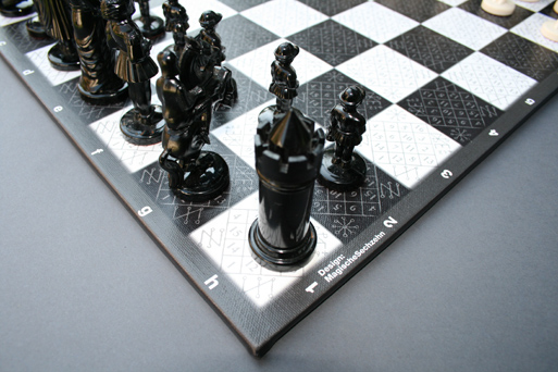 Schachbrett mit eigenem Muster
