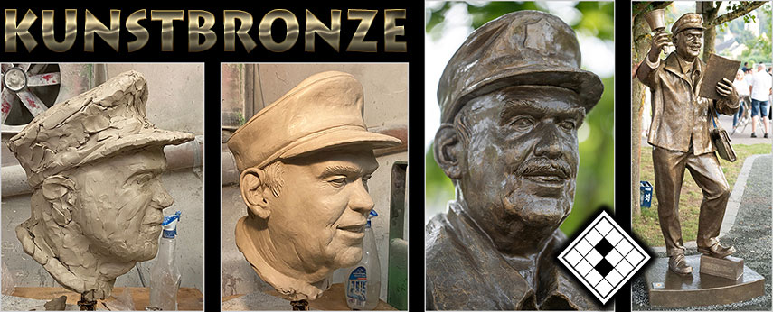 Gedenkstatue aus Bronze