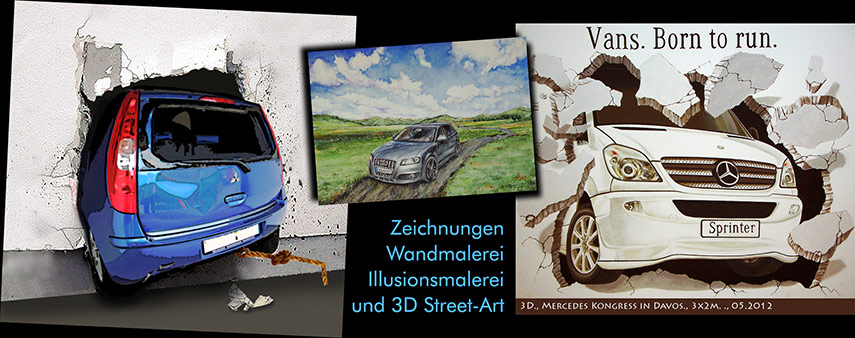 Gemälde von meinem Auto