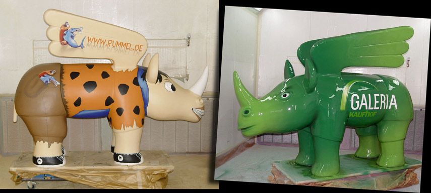 GFK Figuren und Stadtmaskottchen