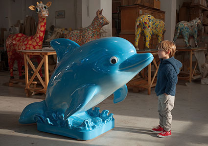 GFK-Figuren für Wasserspielplätze