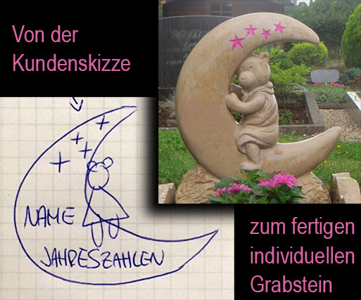 Grabmal nach eigenen Ideen