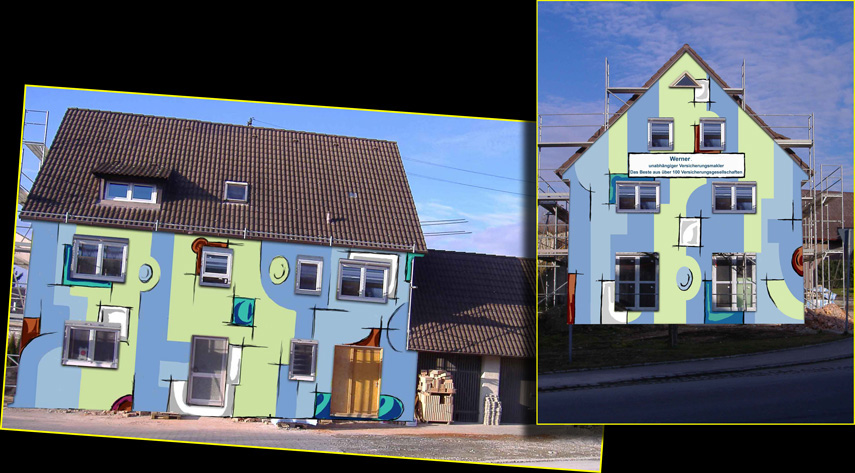 Haus-Bemalungen