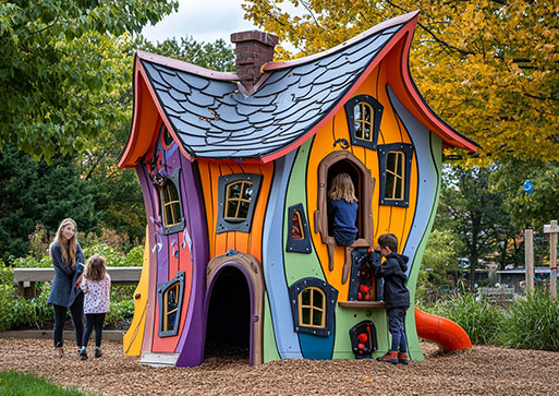 Hexenhaus für den Freizeitpark
