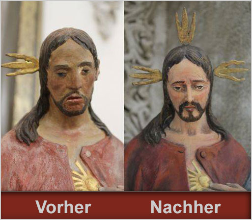 Holzfiguren restaurieren lassen