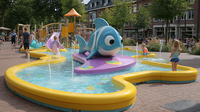 Individuelle Wasserspielplätze