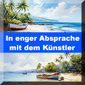 Wunschgemälde in enger Absprache mit dem Künstler
