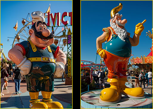 Kirmes-Attraktionen Großfiguren