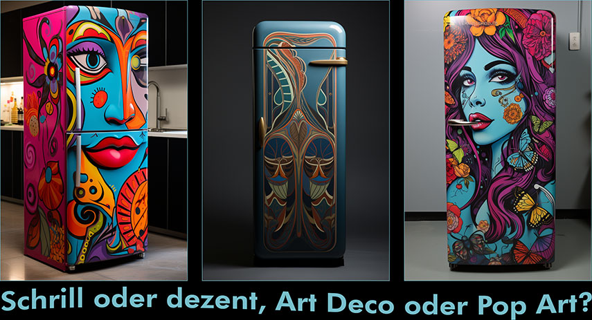 Küehlschrank bemalen lassen