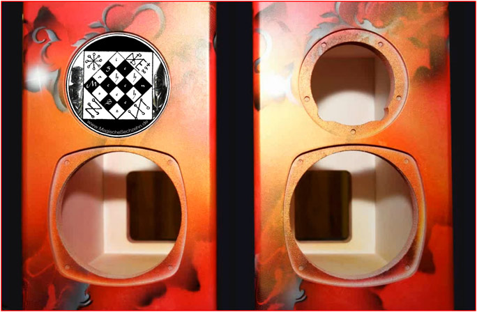 Lautsprecher airbrushen