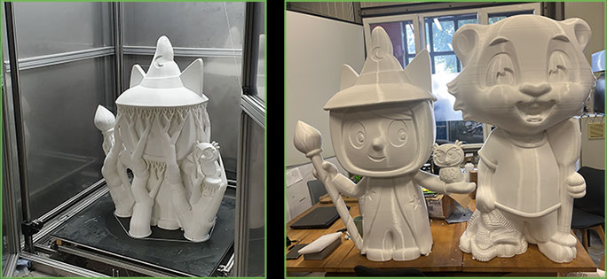 Lebensechte Skulpturen aus dem 3D Drucker