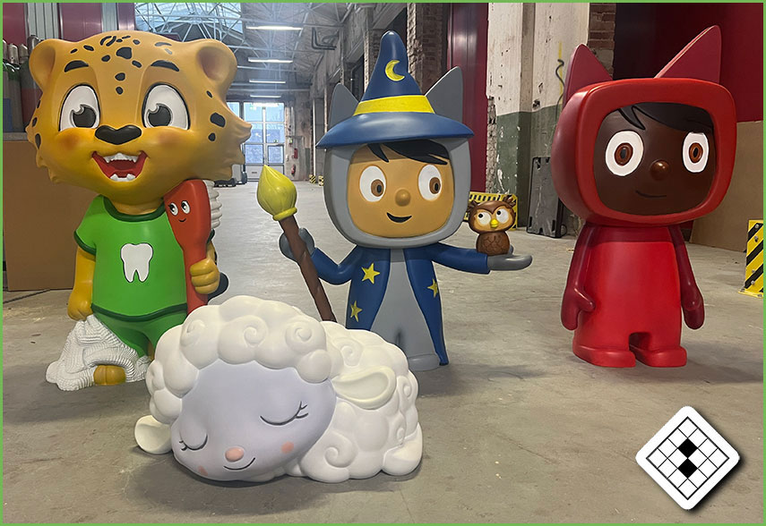 Lebensgroße Comic-Figur herstellen lassen