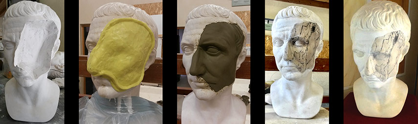 lebensgroße Figuren aus Bronze