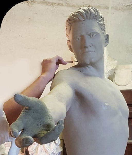 lebensgroße Menschen-Nachbildungen