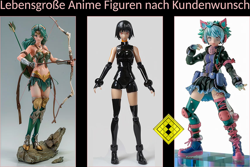 lebensgroße Werbefiguren aus dem  3D Drucker