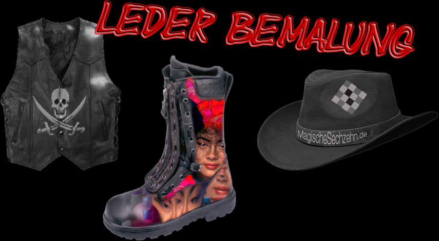 Leder bemalen