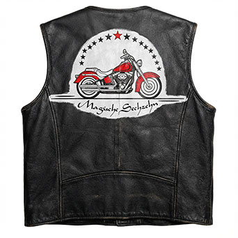 Lederkutte und Lederjacke gestalten lassen