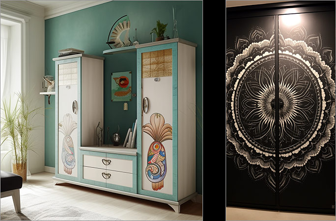 Möbel bunt lackieren lassen