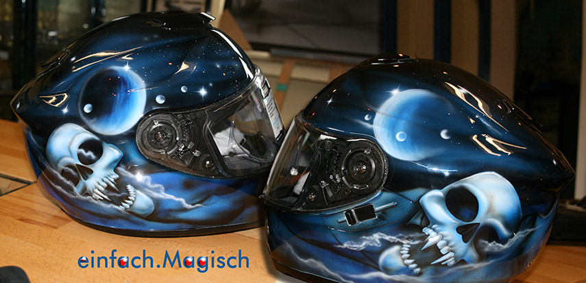 personenbezogene Helmdesigns